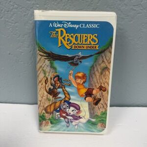 Walt Disney Classic The Rescuers Down Under VHS Cassette Tape